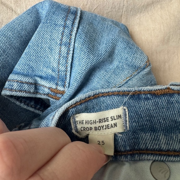 Madewell HR slim crop boyjean - Picture 2 of 3